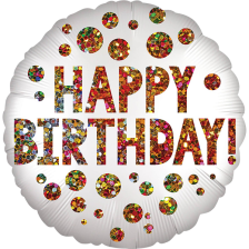 Standard Satin Infused Birthday Sequins